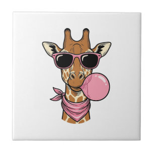 Desenho Vetorial de Chiclete Girafa com Gravação A