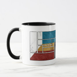 Desenhos abstratos de canecas