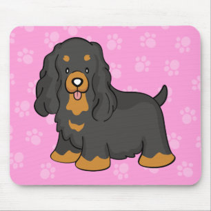 Desenhos animados bonitos cocker spaniel Mousepad