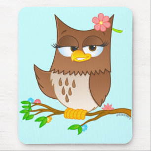 Desenhos animados bonitos Mousepad de Olivia