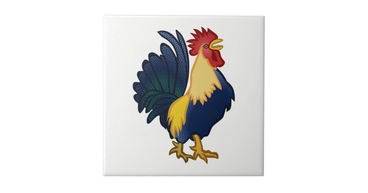 Desenhos animados coloridos da fazenda de galinha