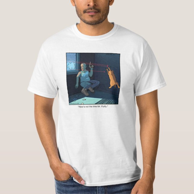 Desenhos animados das camisetas engraçadas sobre o (Frente)