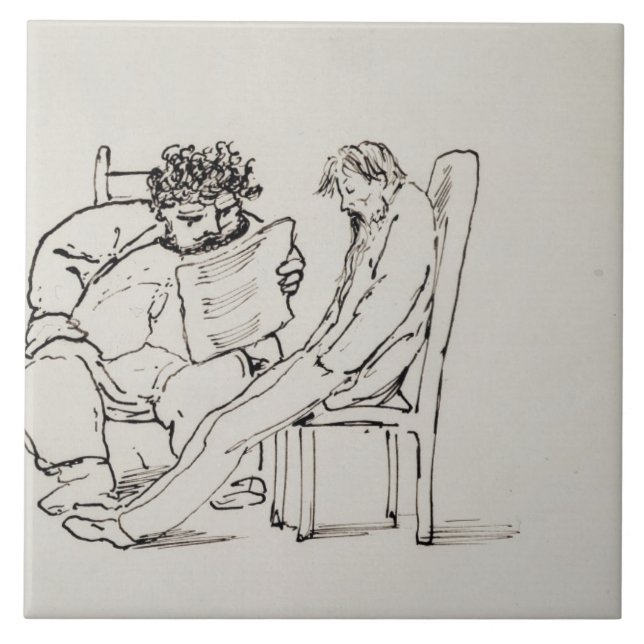 Desenhos animados de William Morris (1834-96) que (Frente)