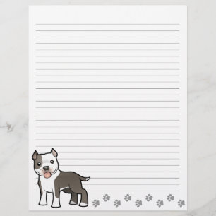 Desenhos animados Pitbull/Staffordshire Terrier