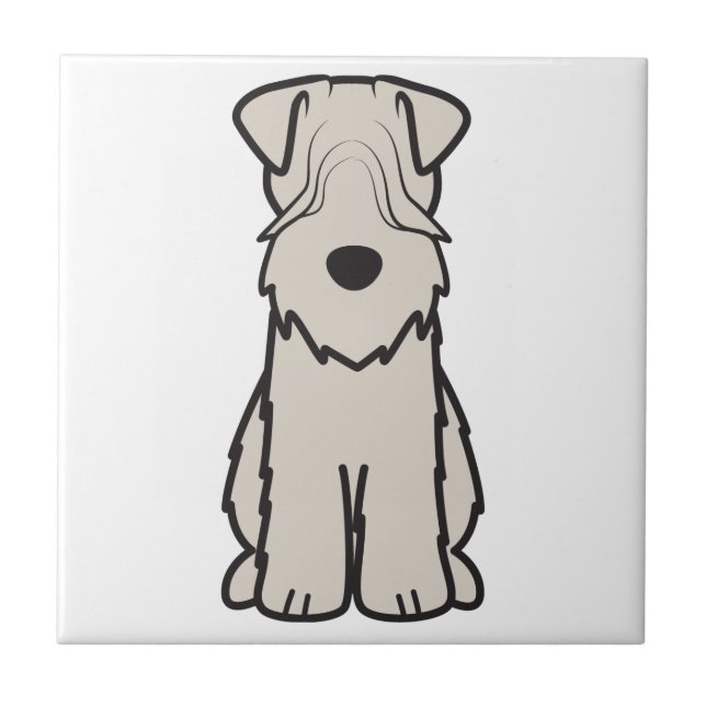 Desenhos animados Wheaten brandamente revestidos (Frente)