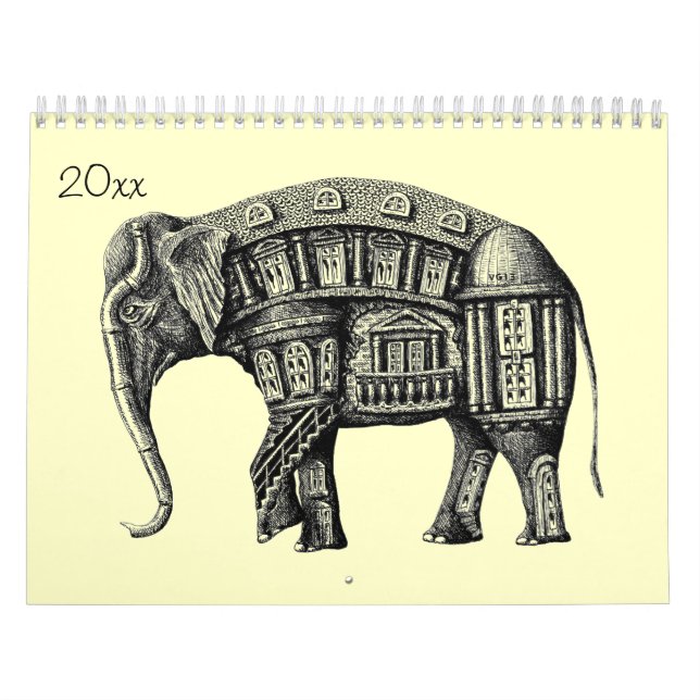 Desenhos de caneta de tinta calendário 2016 (Capa)