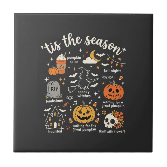 Desenhos de Halloween É a Temporada do Design de B (Frente)