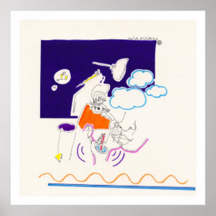 Desenhos noturnos e Nap 11 por Poster de arquivame