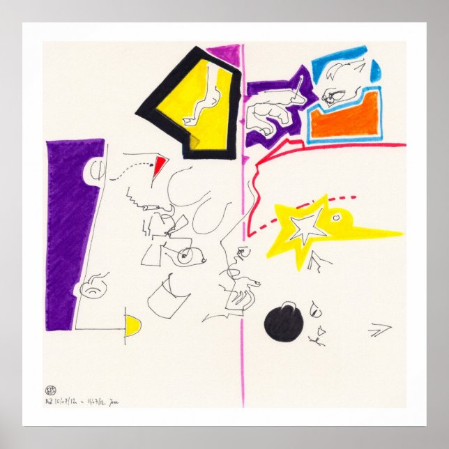 Desenhos noturnos e Nap 2 por Poster de arquivamen (Frente)