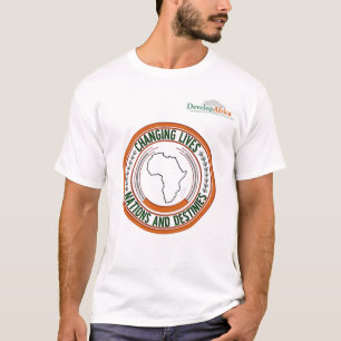 Desenvolva a camisa de África t com crista