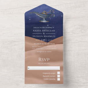 Desert Foil Arabian Birthday, Todos Em Um Convite