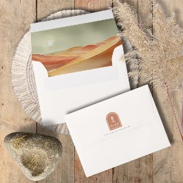 Desert Vibes Landscape Wedding Ivory White ID1019