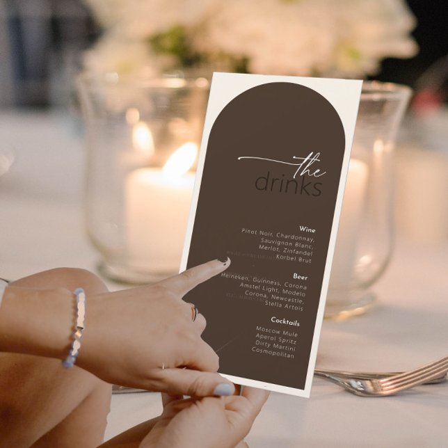 Desert Vibes Wedding Drink Menu ID1019 (Criador carregado)
