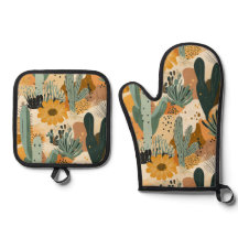 Deserto Boêmiano Cactus e Padrão Floral