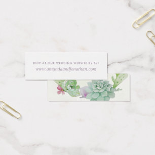 Deserto De Aquarela Suculenta Cactus Casando RSVP
