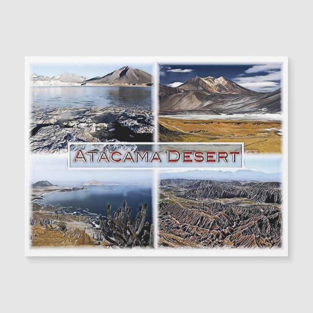 Deserto de Atacama - Chile - Mosaico - (Frente)