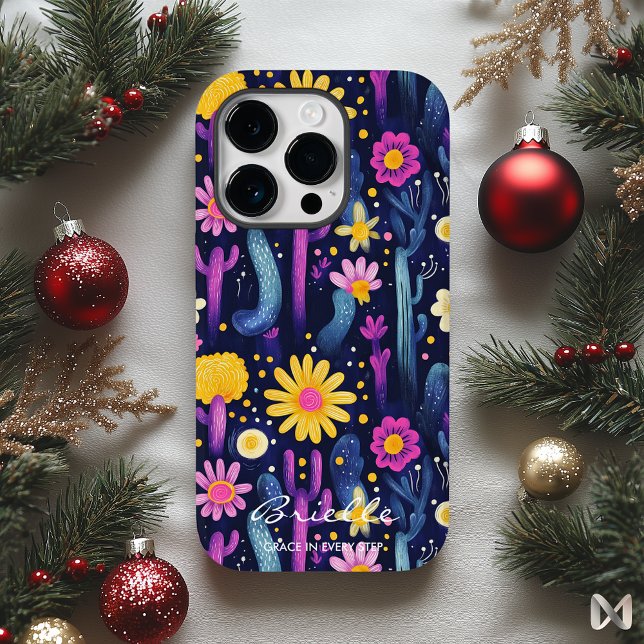 Deserto de Bem-Estar em Flor com Cacto e Floral (Criador carregado)
