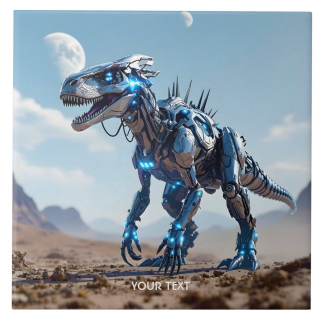 Deserto de Dinossaur Cibborg Fantasy Cute (Frente)