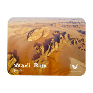 Deserto de Wadi Rum na Jordânia ímã de Velvet E