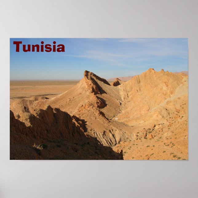 Deserto do Saara, Poster da Tunísia (Frente)