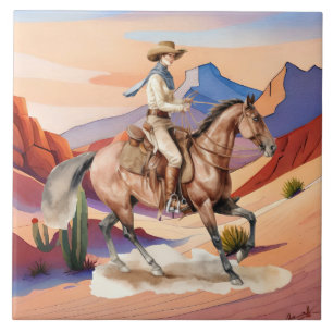 deserto fofo de cowgirl Ocidental