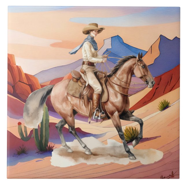 deserto fofo de cowgirl Ocidental (Frente)