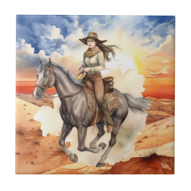 deserto fofo de cowgirl Ocidental (Frente)