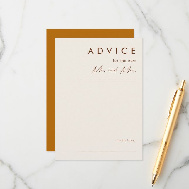 Deserto Simples | Cartão de Aviso de Casamento Lar (Frente/Verso In Situ)