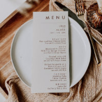 Deserto Simples | Menu Janto Casamento Branco Natu