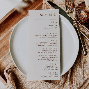 Deserto Simples   Menu Janto Casamento Branco Natu