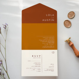 Deserto Simples | Terracotta, Orange e Cinnamon Al
