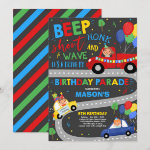 Desfile Azul de Convite à Apresentação de Anive