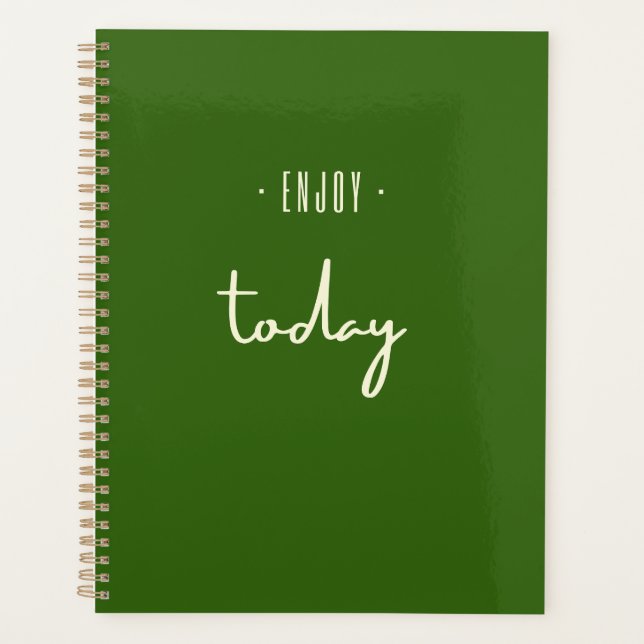 desfrute hoje. Calendários e Planejadores (Frente)