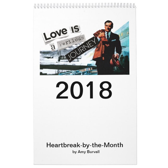Desgosto calendário de 12 meses (Capa)