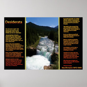 DESIDERATA Cascatas de laranja Posters 8