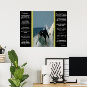 Desiderata em Posters de Surfer em queda