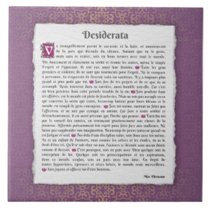 Desiderata - Escolhas désirées - poème