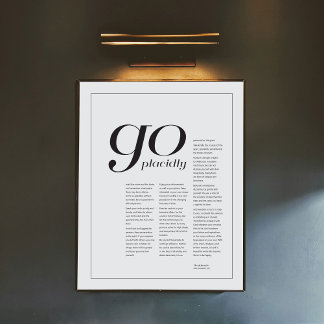 Desiderata Inspiration Art Impressão