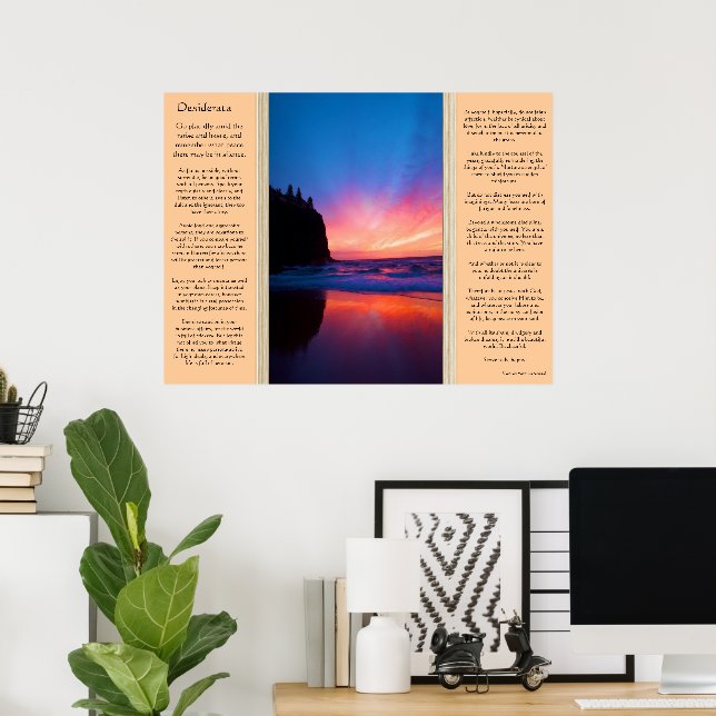 Desiderata Ocean Sky Scape Posters 2 (Escritório em casa)