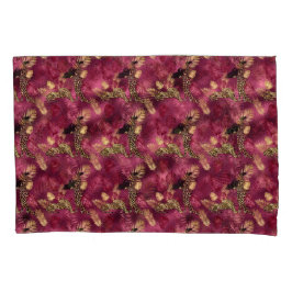 Design 10 da Série Burgundy e Dourada Leopard