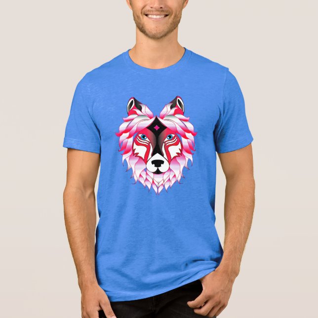 Design- 24531 Pink Wolf Head (Frente)