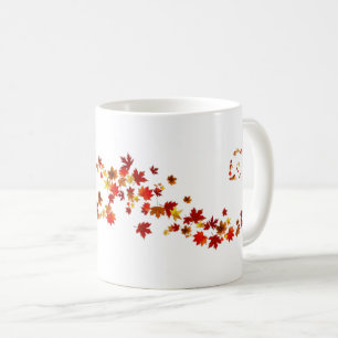 Design 2 da caneca de café - coleção da queda