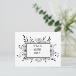 Design A Sua Própria Placa De Anúncio Floral