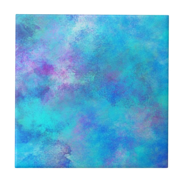Design Abstrato Azul Icy (Frente)