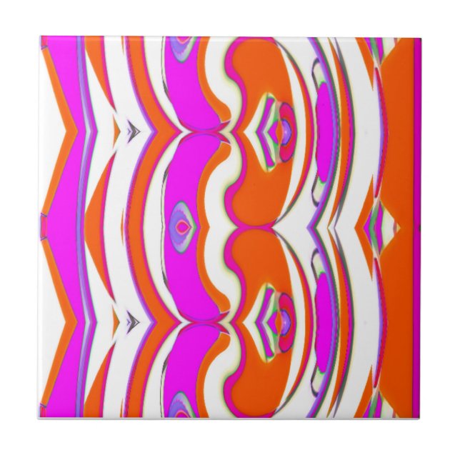 Design abstrato Azulejo cerâmico (Frente)