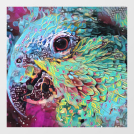Design Abstrato de Papagaio Tropical