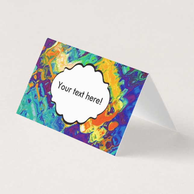 Design abstrato de textura retrô (Frente)