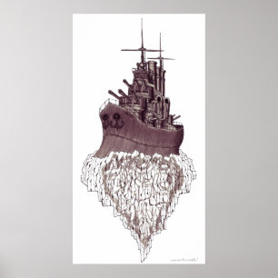 Design abstrato do poster da arte gráfica da navi