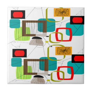 Design abstrato inspirado atômico