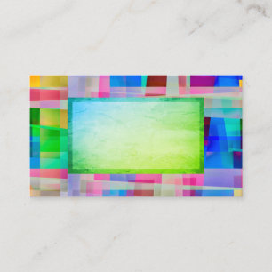 design abstrato personalizado cartão de visita com